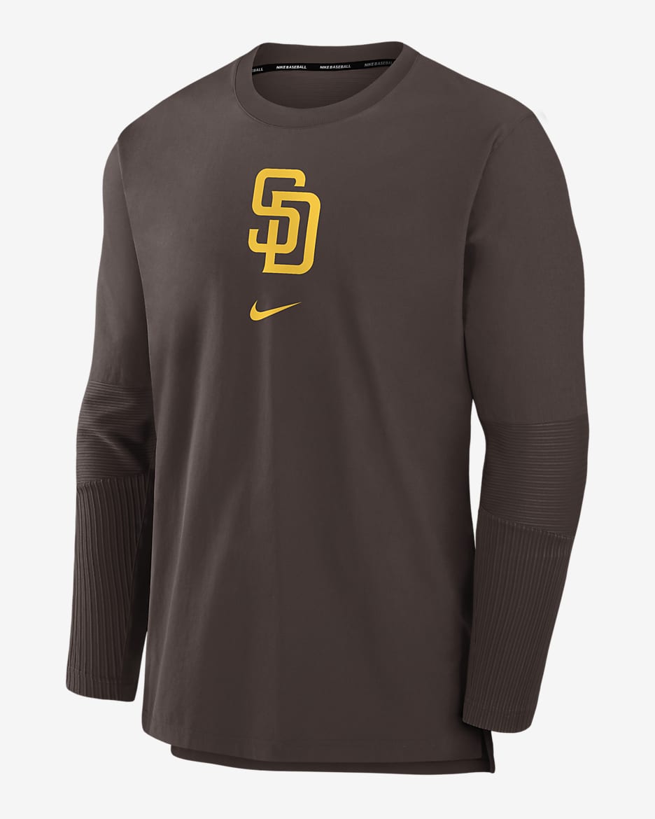 Nike long sleeve baseball pullover hotsell